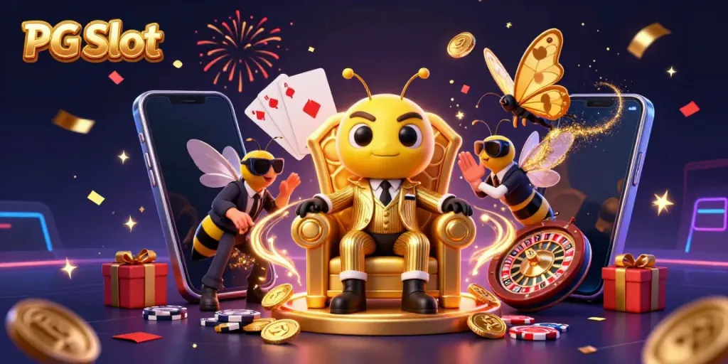 Experience the thrill of PG Slot with exciting games, golden coins, and dynamic characters.
