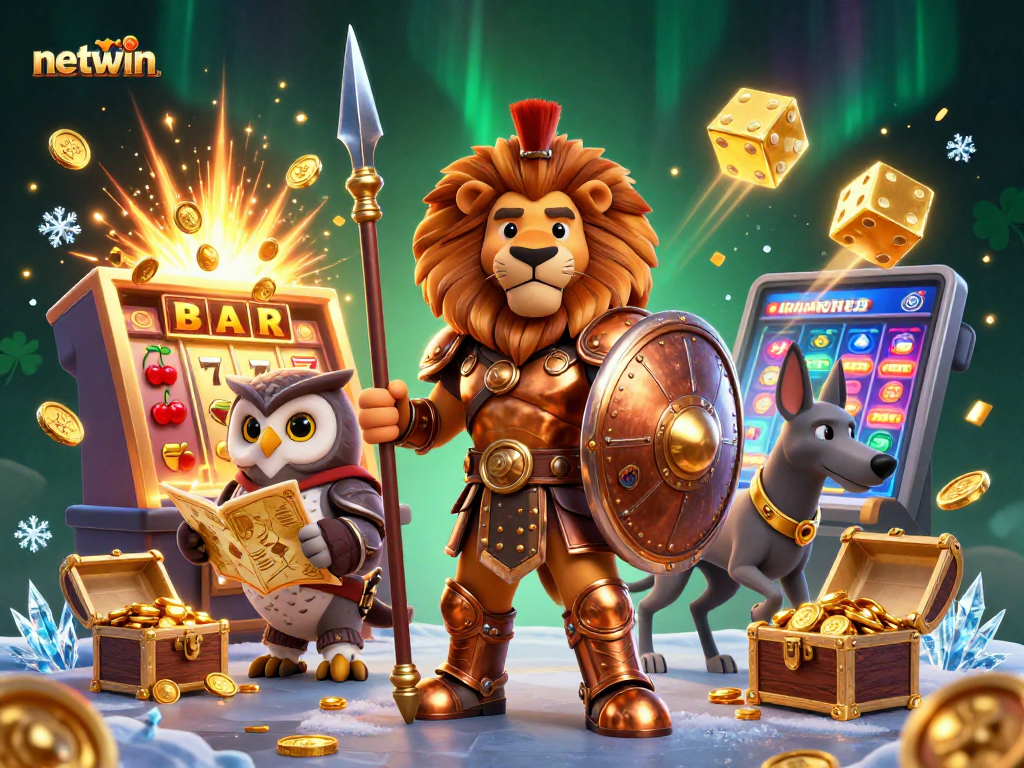 Experience netwin's thrilling casino environment with an explosive jackpot scene!