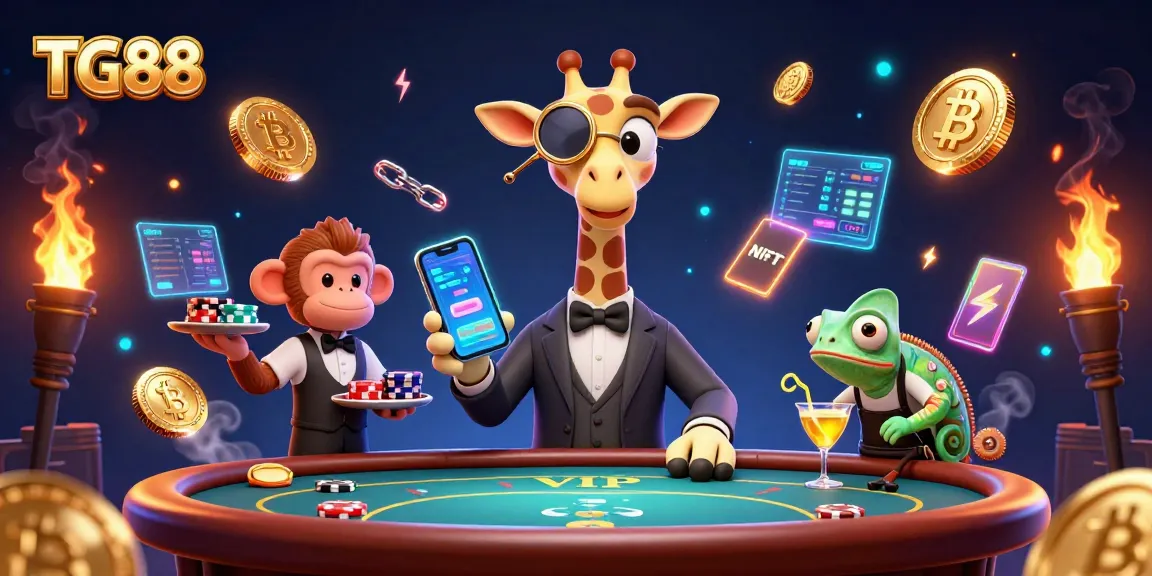 Experience the excitement of TG88 with vibrant gaming scenes filled with high-rolling action.