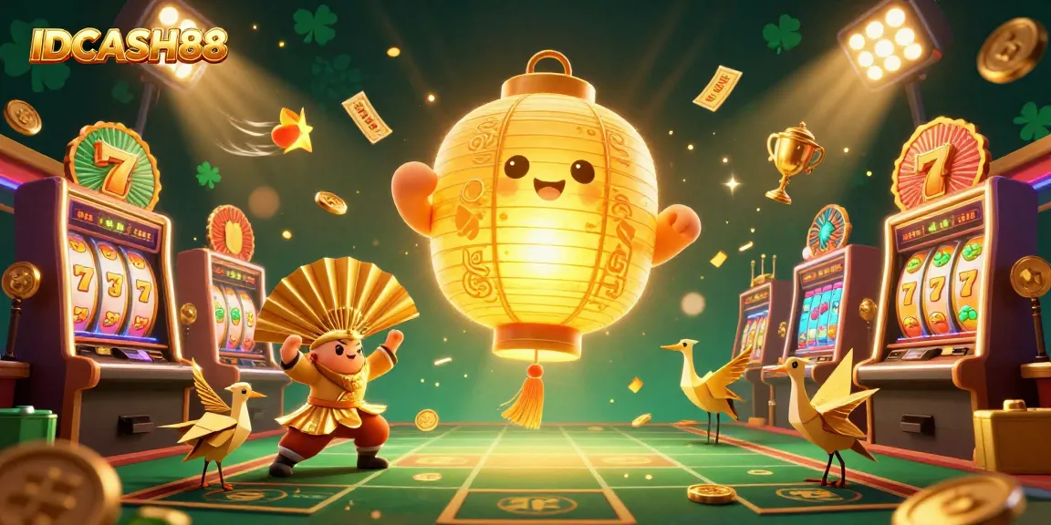 Experience winning spins at IDCASH88 with vibrant casino action and enchanting characters.