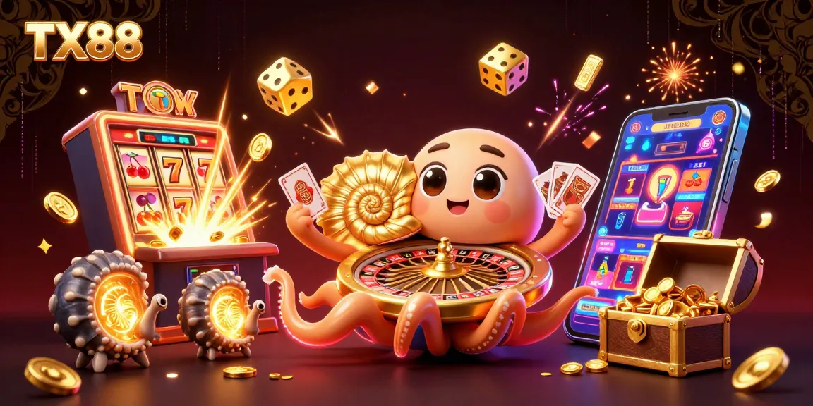 Spin the TX88 roulette wheel featuring a golden nautilus amidst a thrilling casino explosion.