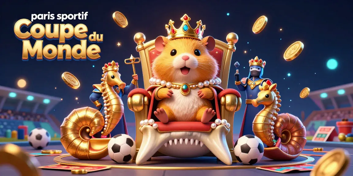 Pariez sur les meilleures cotes avec ce roi hamster lors des paris sportifs Coupe du Monde.