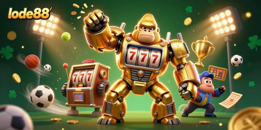 Engage with lode88's vibrant gaming world through thrilling 3D casino action and slot machine excitement.