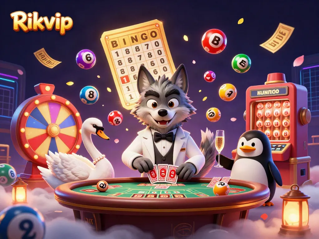 Experience the excitement of Rikvip with vibrant games, dynamic characters, and rich casino elements.