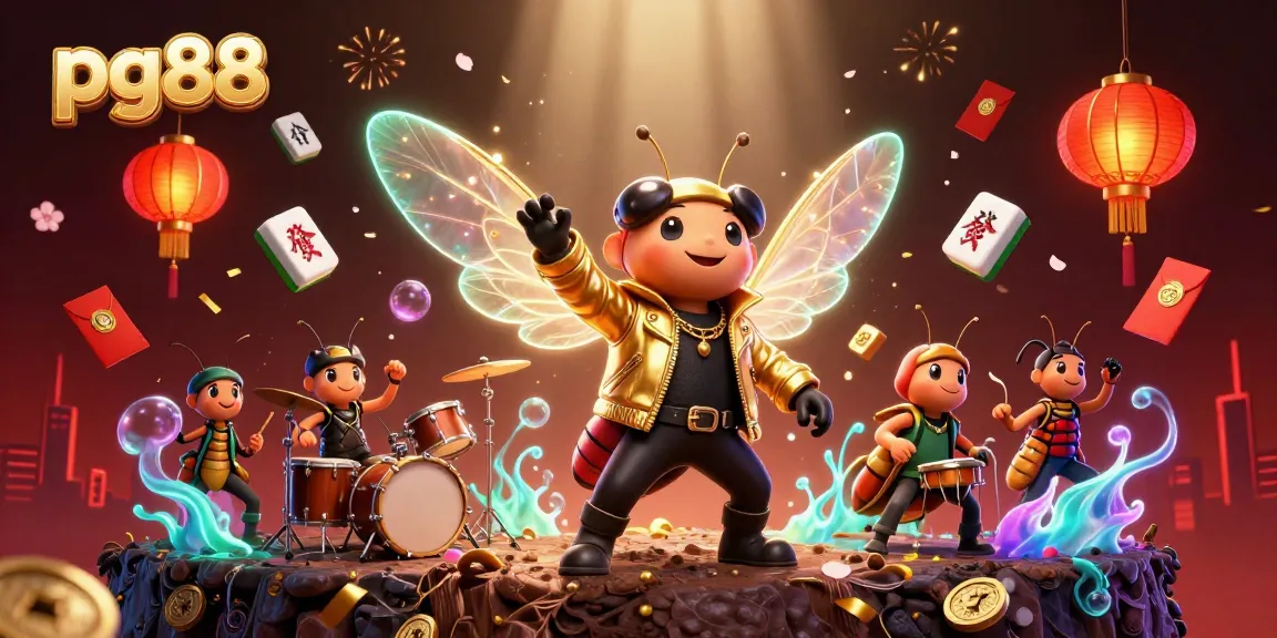 Experience excitement with pg88 as the rock star cicada leads a vibrant gambling scene!