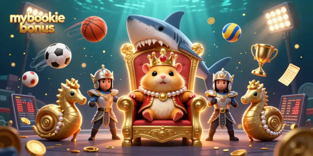 Experience the excitement of the mybookie bonus with vibrant characters and dynamic betting themes.