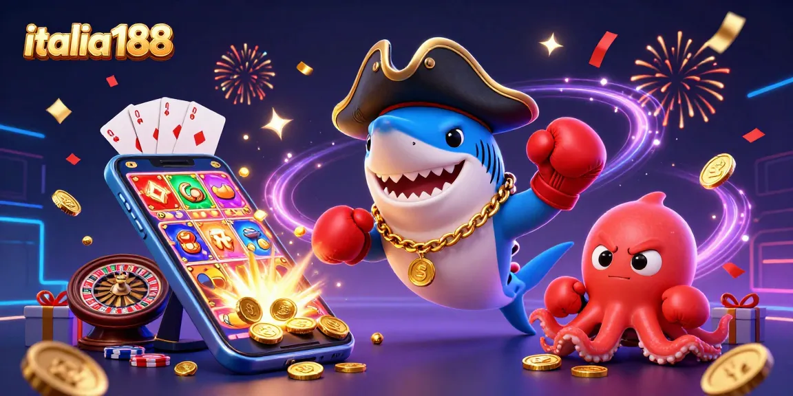 Mainkan slot gacor di italia188 dengan karakter kartun laut yang menarik dan permainan yang meriah.