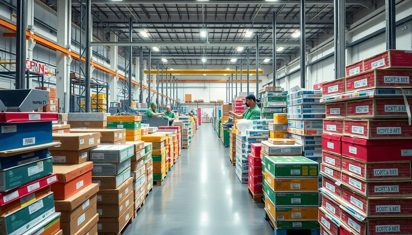 Streamlined operations at a USA contract packaging company showcasing efficient processes.