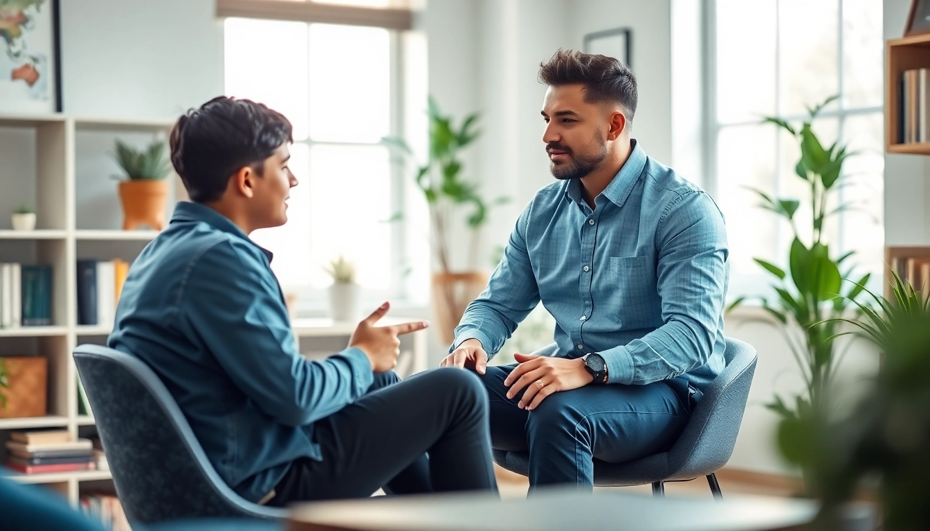 ADHD Therapist offering compassionate support in a calming office environment