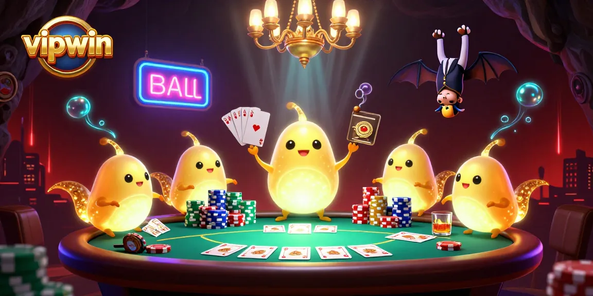 Engage with vipwin at this vibrant cave casino lit by glowworms, featuring exciting poker action.