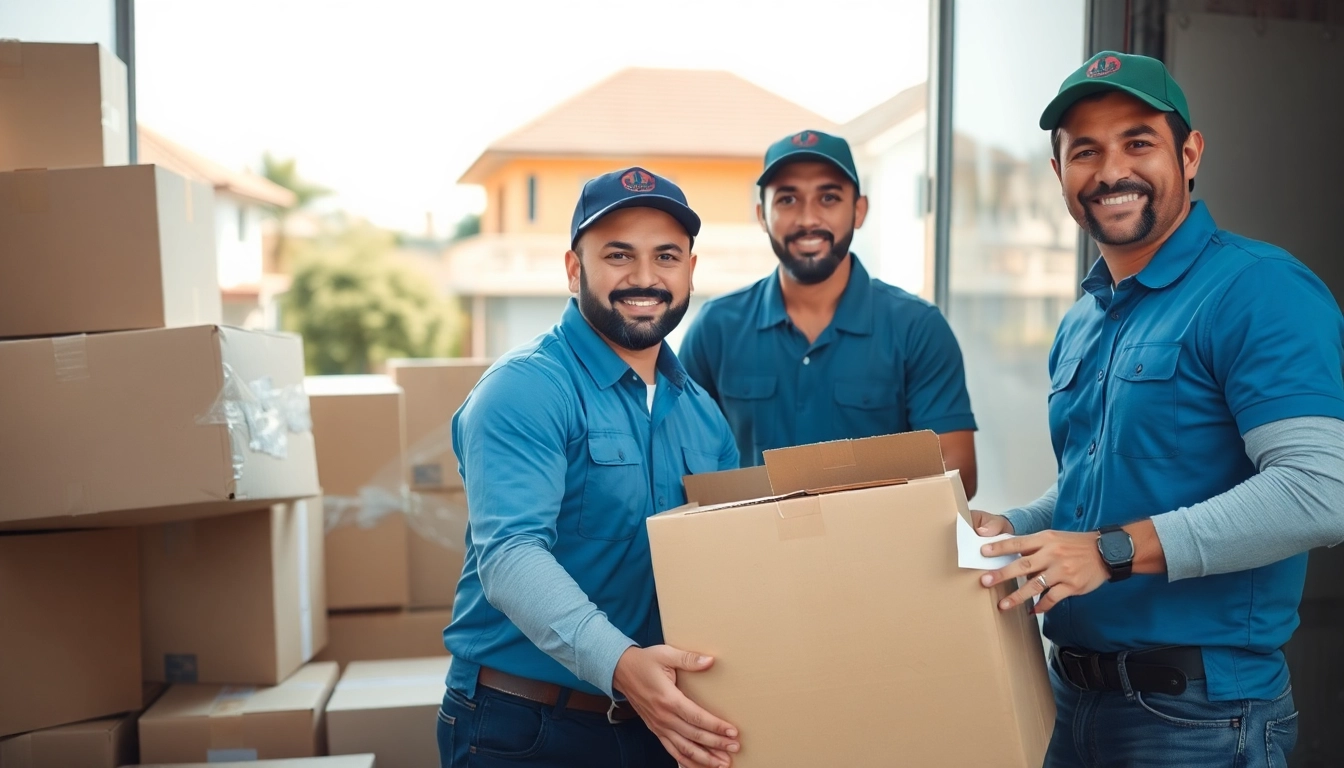 Movers engaged in WRITER RELOCATION THANE services, packing efficiently and smiling warmly.