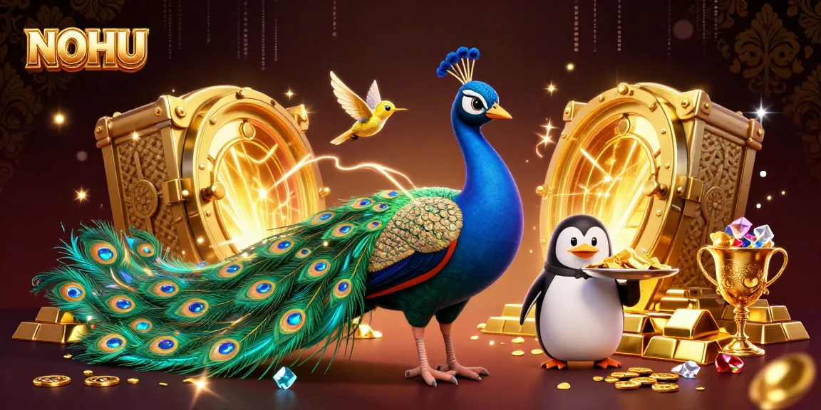 Spin the NOHU reels with vibrancy and elegance featuring gemstones and gold!