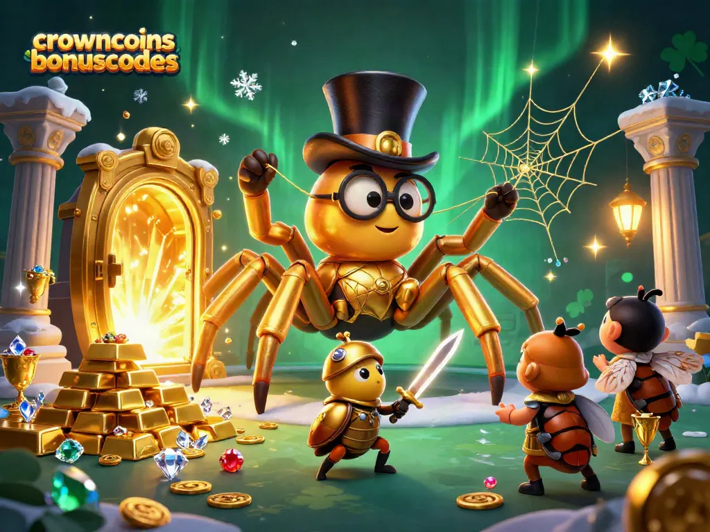 Win big with crowncoinsbonuscodes in this vibrant casino-themed digital art.