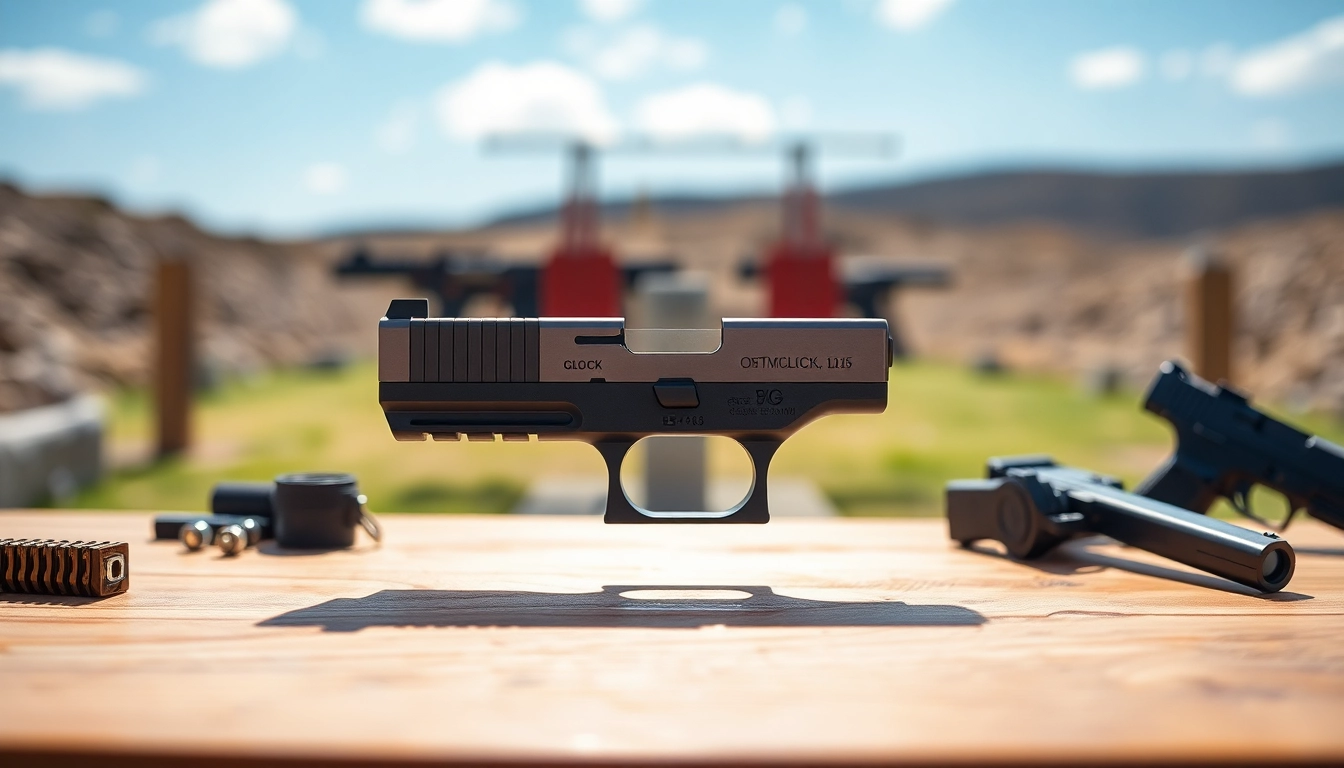Showcase of an OEM Glock slide highlighting its craftsmanship and design.