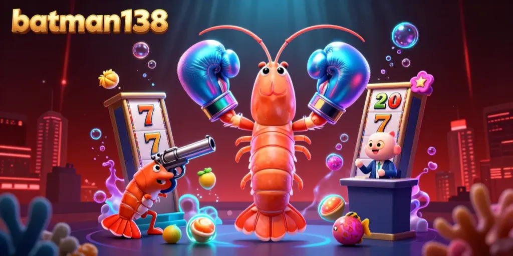 Join the excitement of batman138 with lively slot games and vibrant underwater characters.