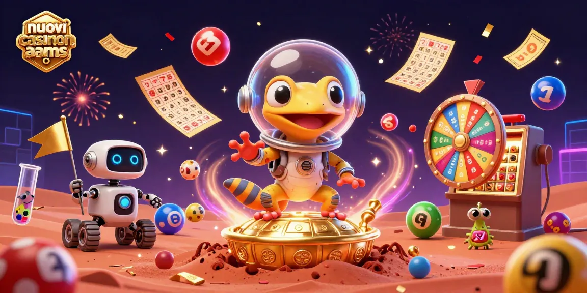 Scopri i nuovi casino non aams con il gecko marziano in una frenetica festa di gioco