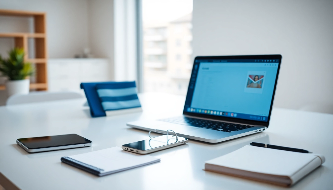 Discover a Fyxer AI alternative in a modern workspace featuring digital tools.