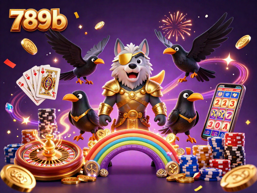 Embrace thrilling action with 789b as Odin and ravens reveal magical casino excitement.