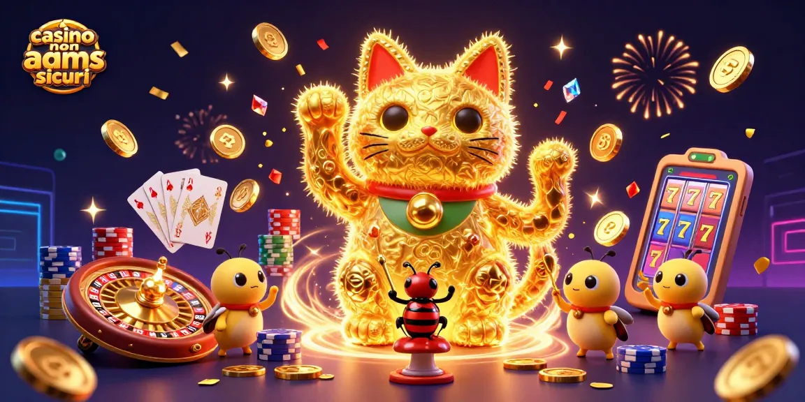 Scopri i migliori casino non AAMS sicuri con offerte esclusive e simboli luminosi.