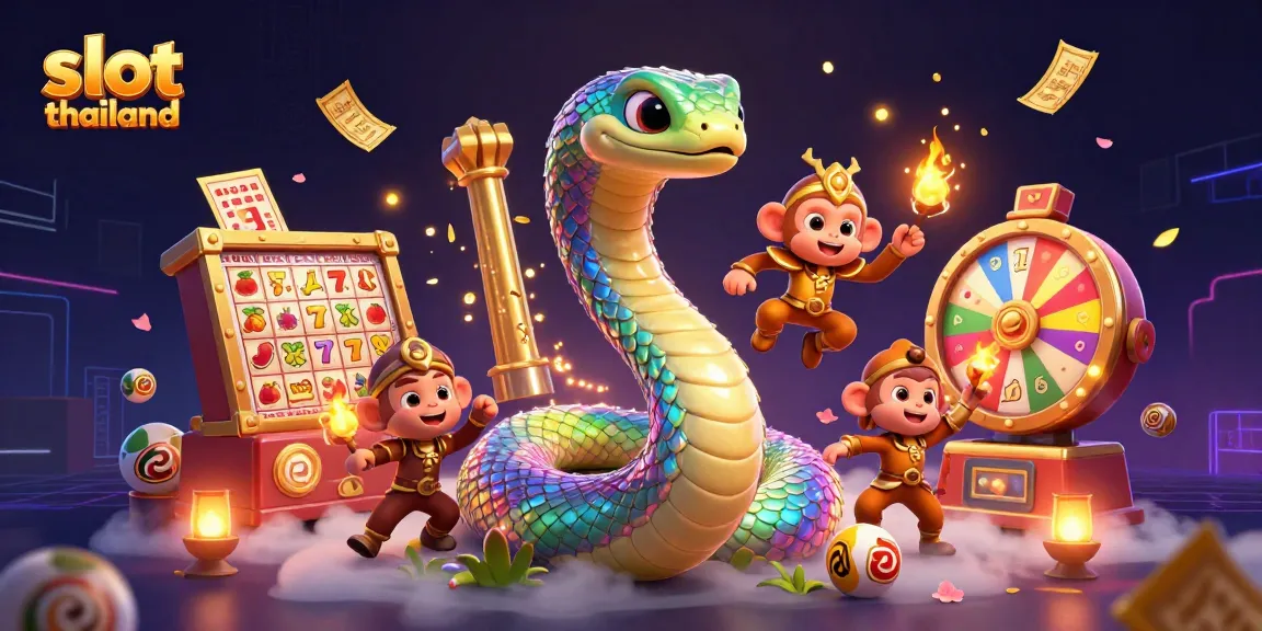 Spin to win on slot thailand with vibrant reels, colorful symbols, and dynamic gaming elements.