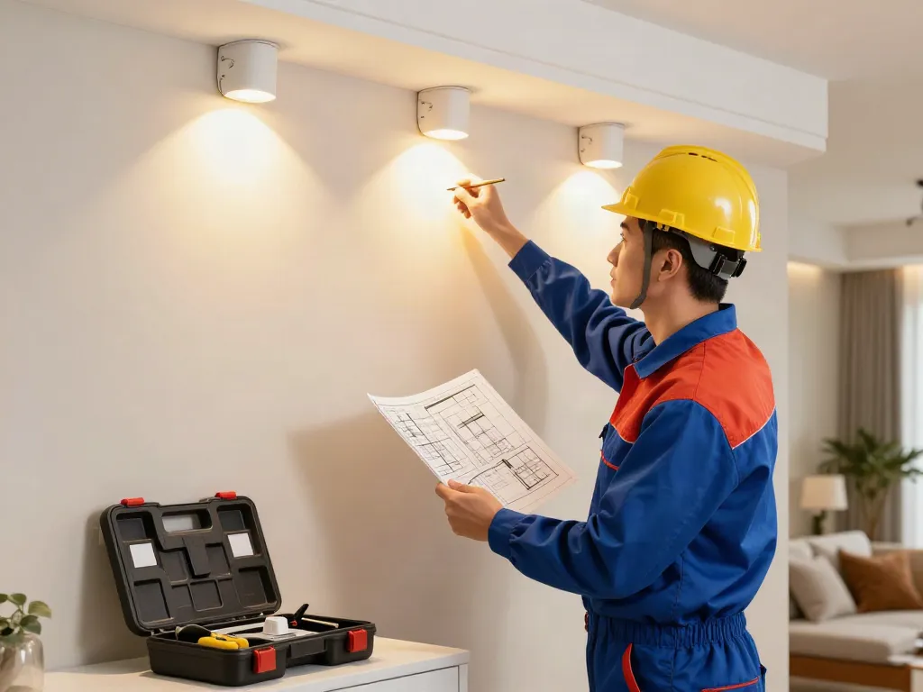 Aplica LED senzor - iluminat eficient de la furnizori locali de servicii, instalator profesionist.