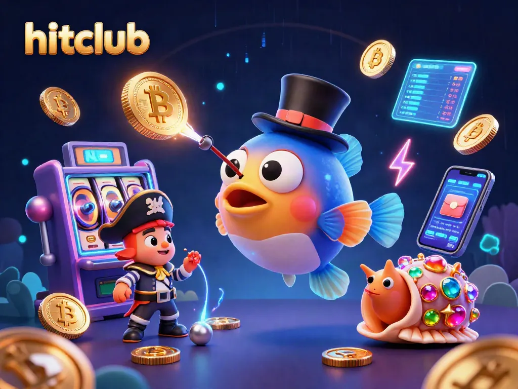 Join hitclub to spin the slots and win golden treasures with fun underwater characters!