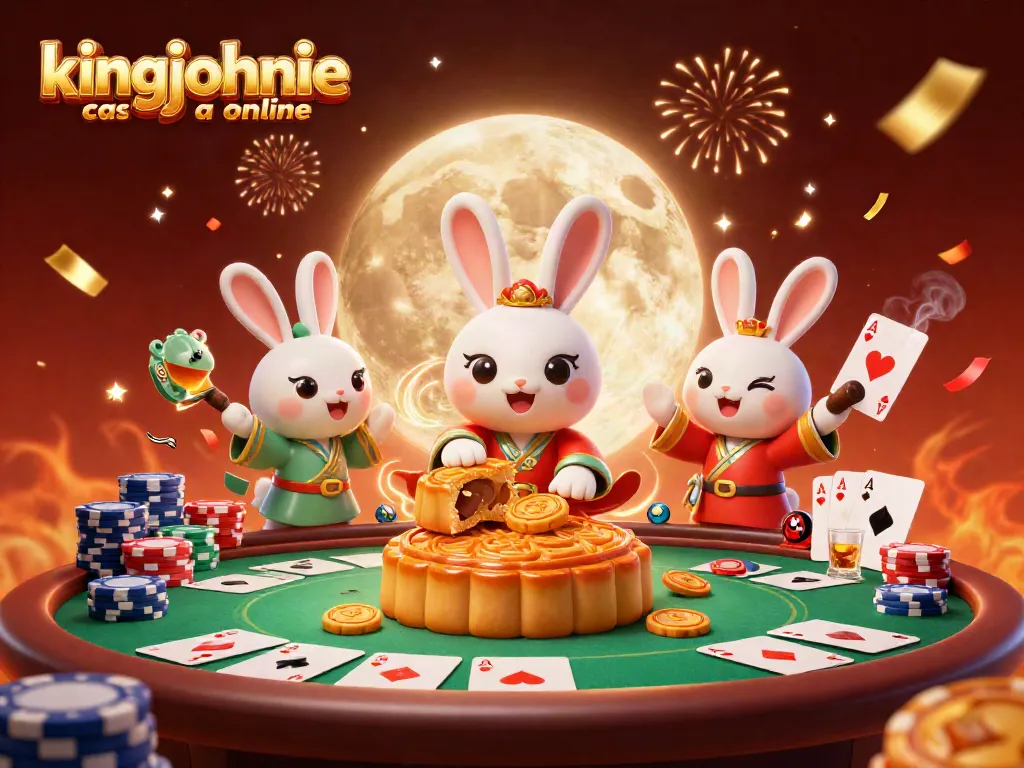Experience high-stakes fun at kingjohnnie casino online with poker chips and vibrant gaming elements.