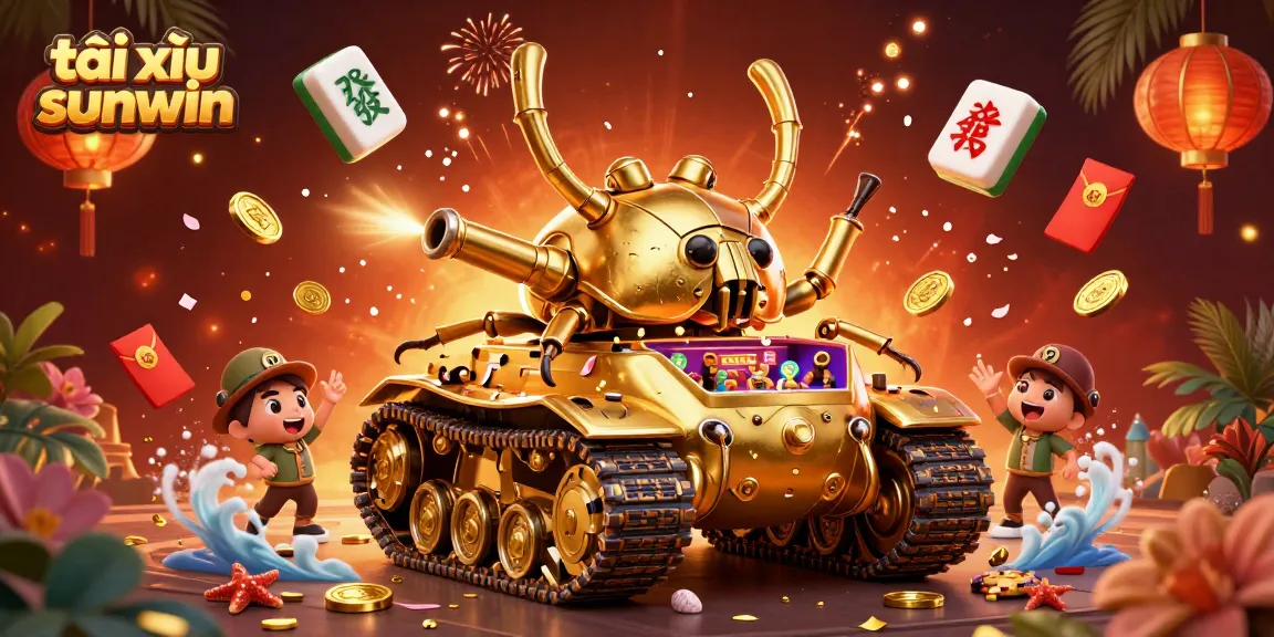 Engage in the thrilling tài xỉu sunwin mini-casino experience inside a golden beetle tank.