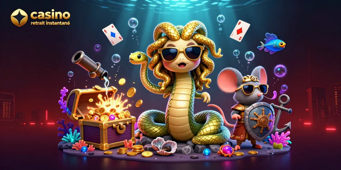 Retraits rapides avec un casino crypto retrait instantané, visuel captivant de personnages ludiques.