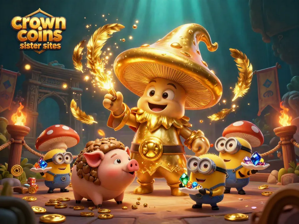 Engage with crown coins sister sites to discover golden gaming treasures in lively casino magic.