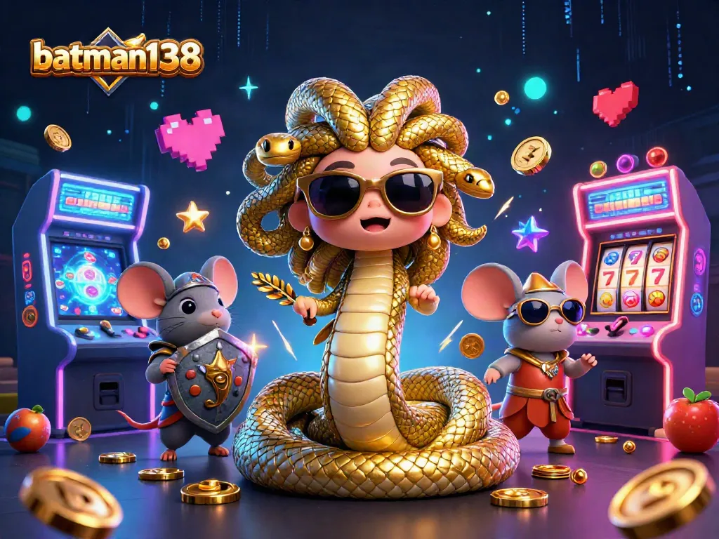 Experience exciting gameplay with batman138's casino charm in a vibrant 3D scene.