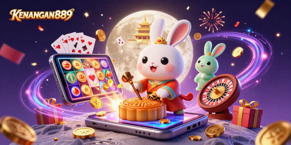 Spin and win at KENANGAN889 with lively slots and magical elements in a rich casino scene.