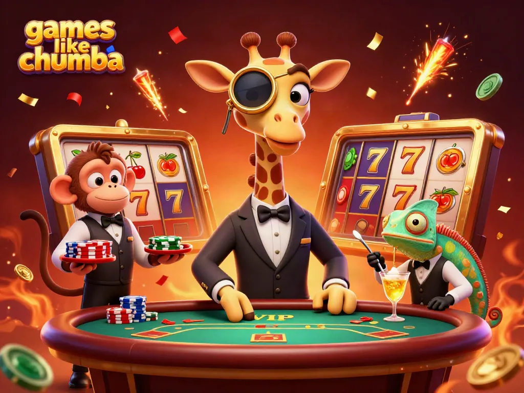 Experience immersive gameplay with games like Chumba featuring flashy slots and unique characters.