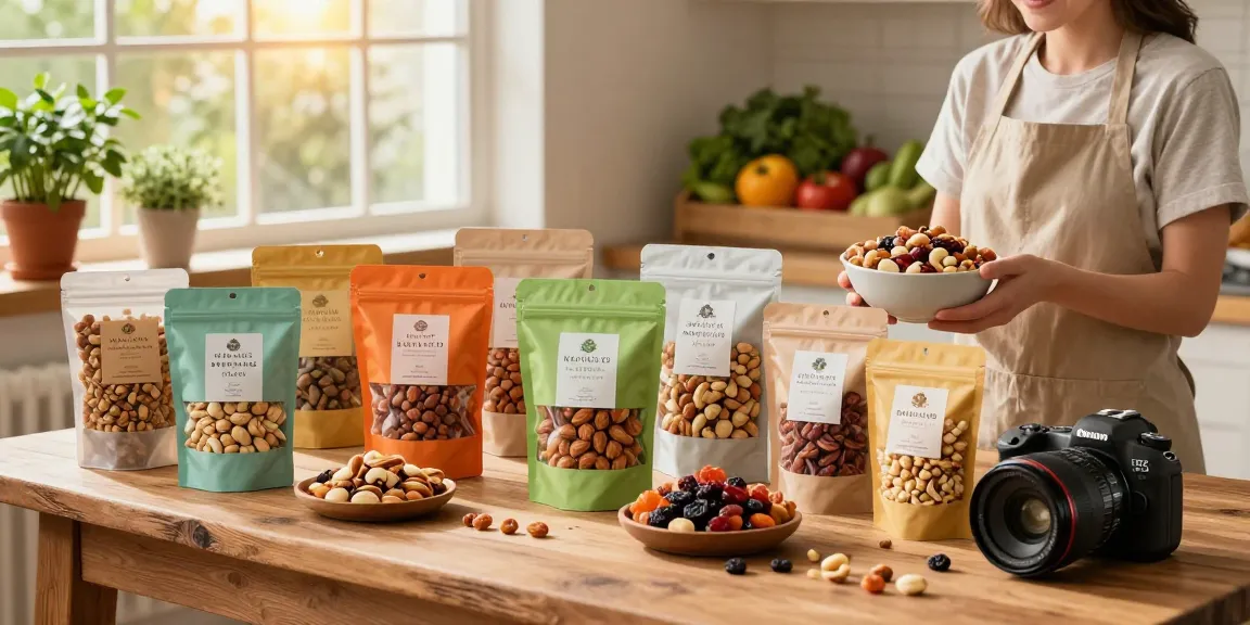 M98 สล็อตเว็บตรงไม่ผ่านเอเย่นต์ assortment of fresh nuts and dried fruits in an inviting e-commerce setting.