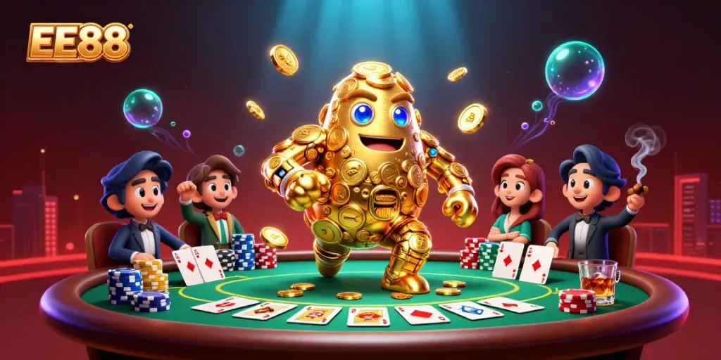 Spin the slot symbols on the golden golem at EE88 for a chance to win big!