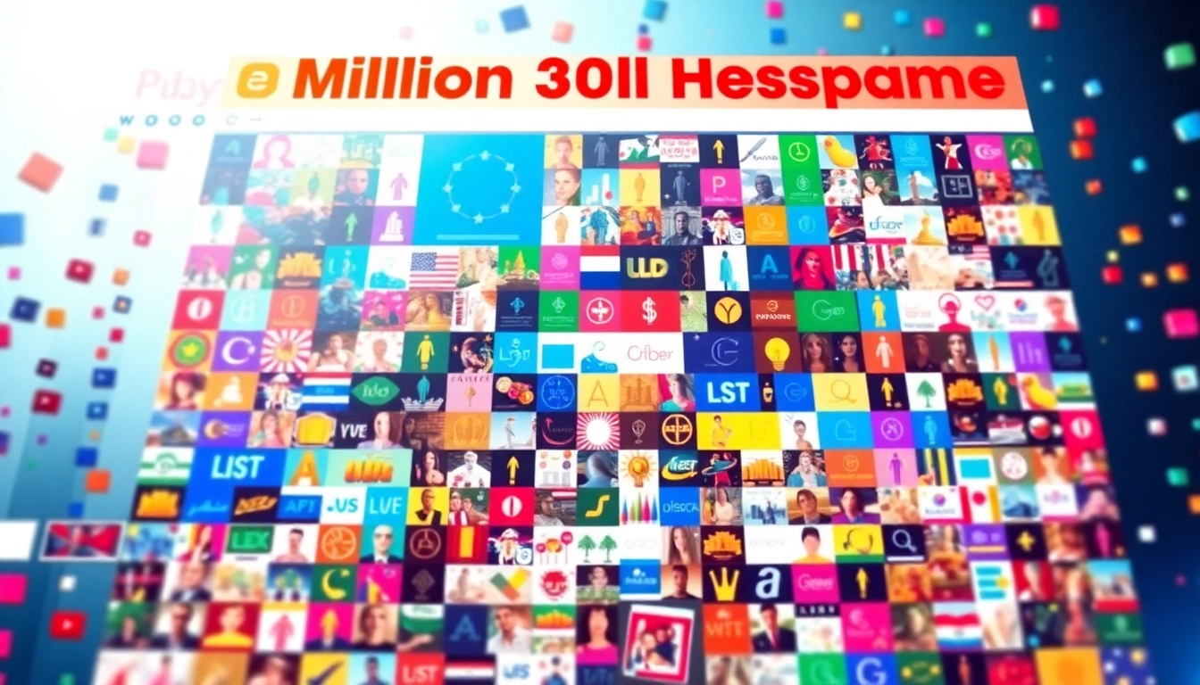 Engaging representation of the million dollar homepage showcasing vibrant pixel art.