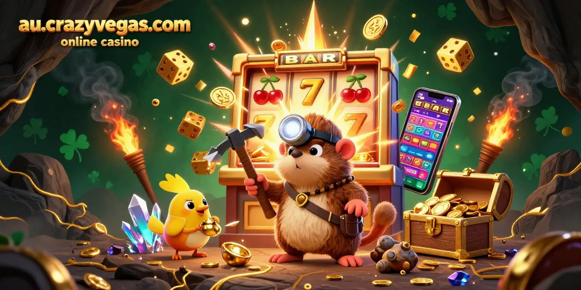 Experience the excitement of au.crazyvegas.com online casino with jackpot explosions and gaming treasures.