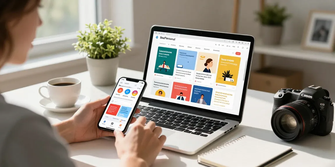 Discover how bedpersonal connects users with local classifieds in a modern home office.