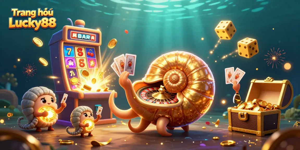 Experience the thrill of casino games at Trang chủ Lucky88 with 3D nautilus and jackpot action!