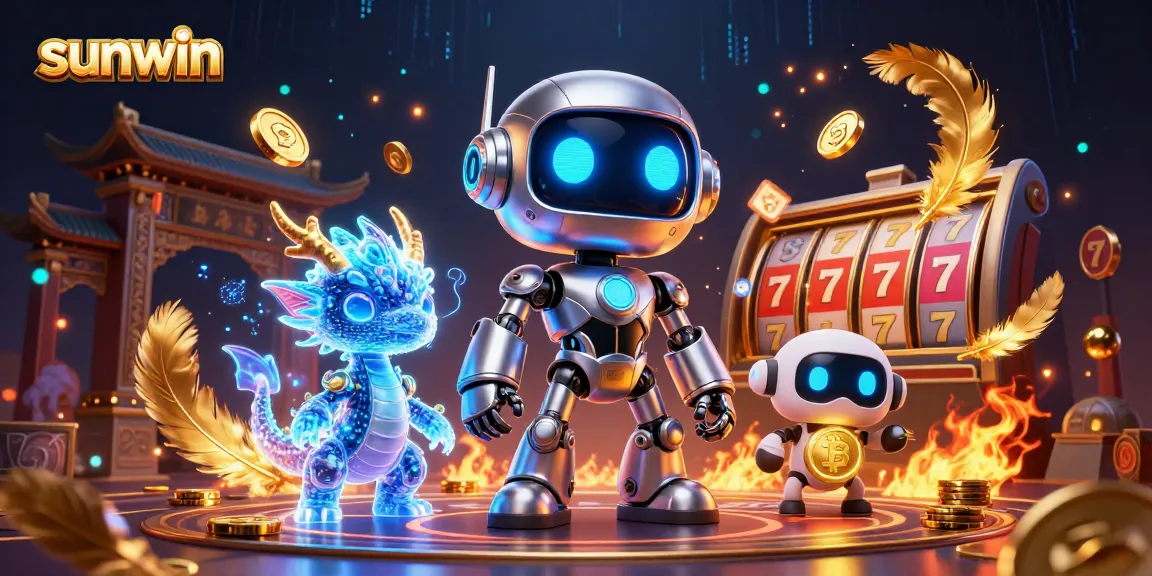 Experience the excitement of sunwin with vibrant 3D casino characters and dynamic gaming elements.